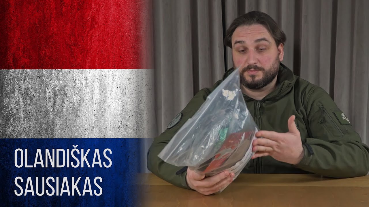 Olandijos kariuomenės sausas maisto davinys