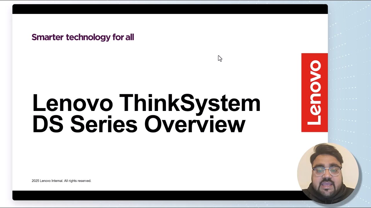 Lenovo ThinkSystem DS Series Overview: Management, Security, and Integration