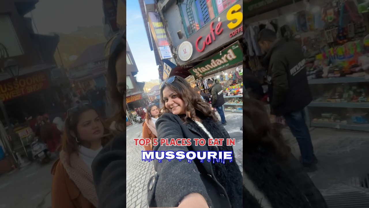Top 5 places to eat in Mussorie #trending #food #streetfood #mussoorie