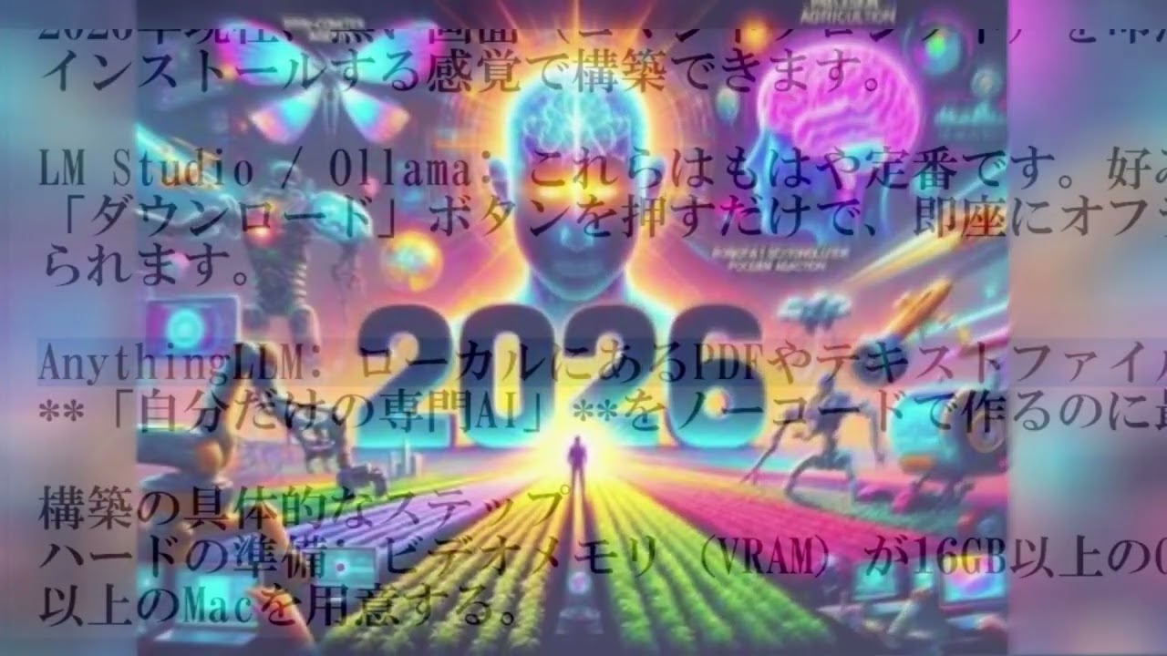 #1 ネットに依存しない独立したAIシステム　　・・記憶と記録