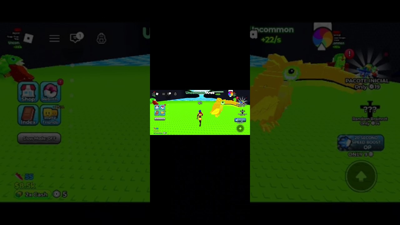 Jogando Corra para brainrots