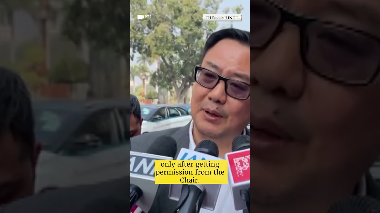 20-25 Congress MPs abused Lok Sabha Speaker Om Birla: Kiren Rijiju