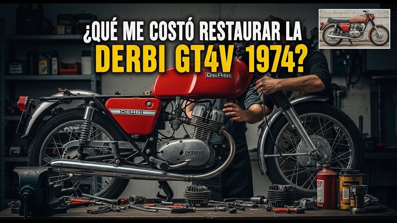 ¿Qué me costó restaurar la Derbi GT4V 1974?