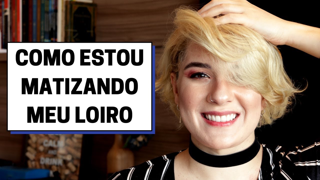 COMO MATIZAR CABELO LOIRO DOURADO 😍