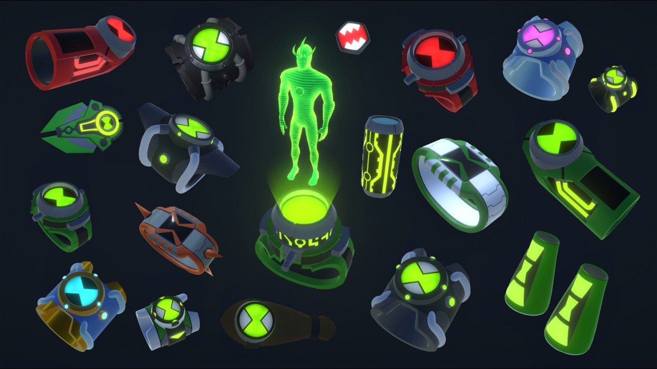 Все часы Omnitrix в игре Ben 10. Геймплей Omni Watch 3D в разрешении 4K Ultra HD. GALVAN🔥