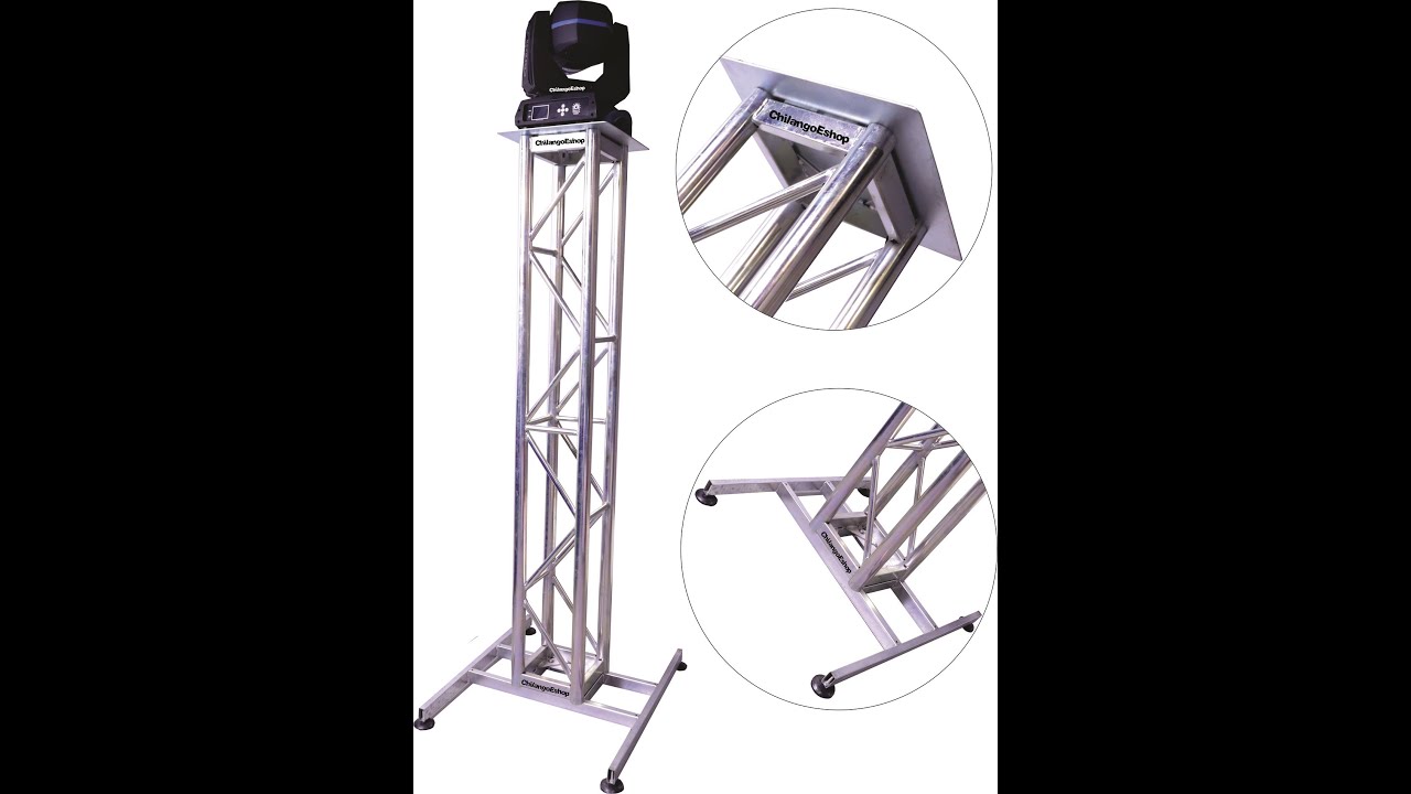 Poste Totem Truss 30x30 Estructura Para Iluminacion 2 Metros