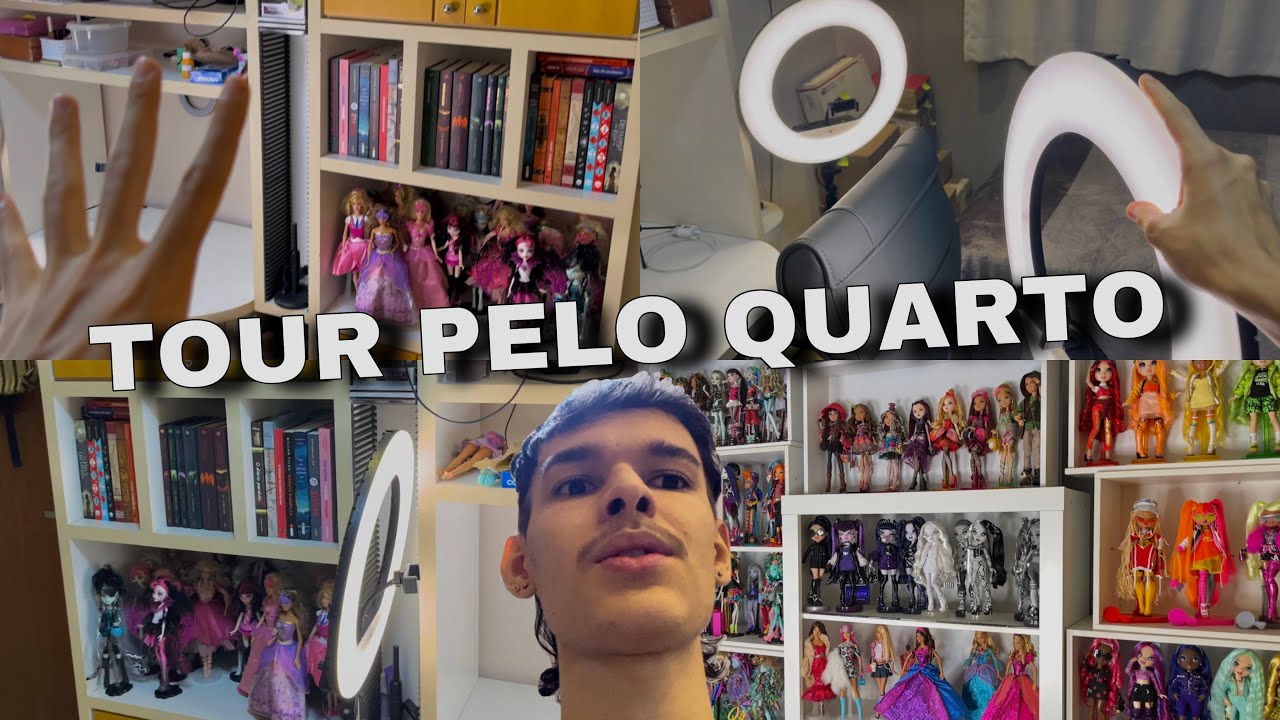 TOUR PELO MEU QUARTO [ bonecas, bonecas e umas coisinhas mais ]