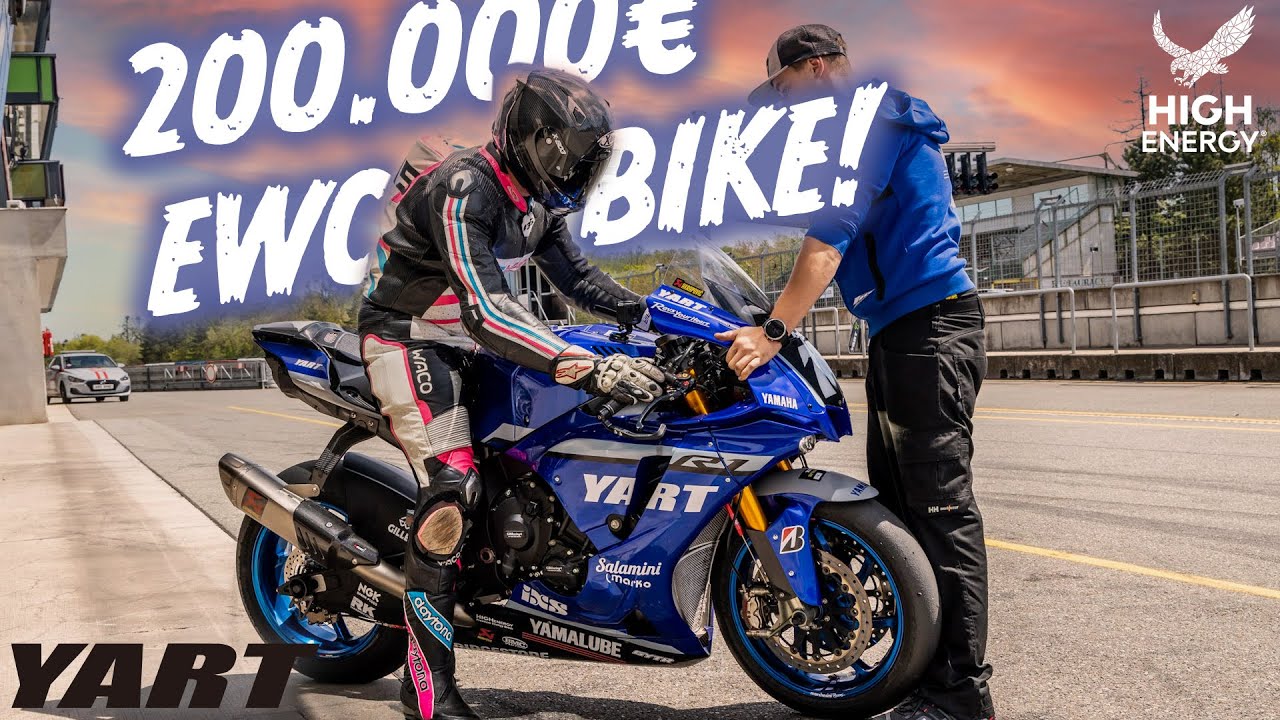 Ich fahre ein 200.000€ EWC-MOTORRAD von High Energy & YART - EXKLUSIV-EVENT in Brünn | Rennstrecke