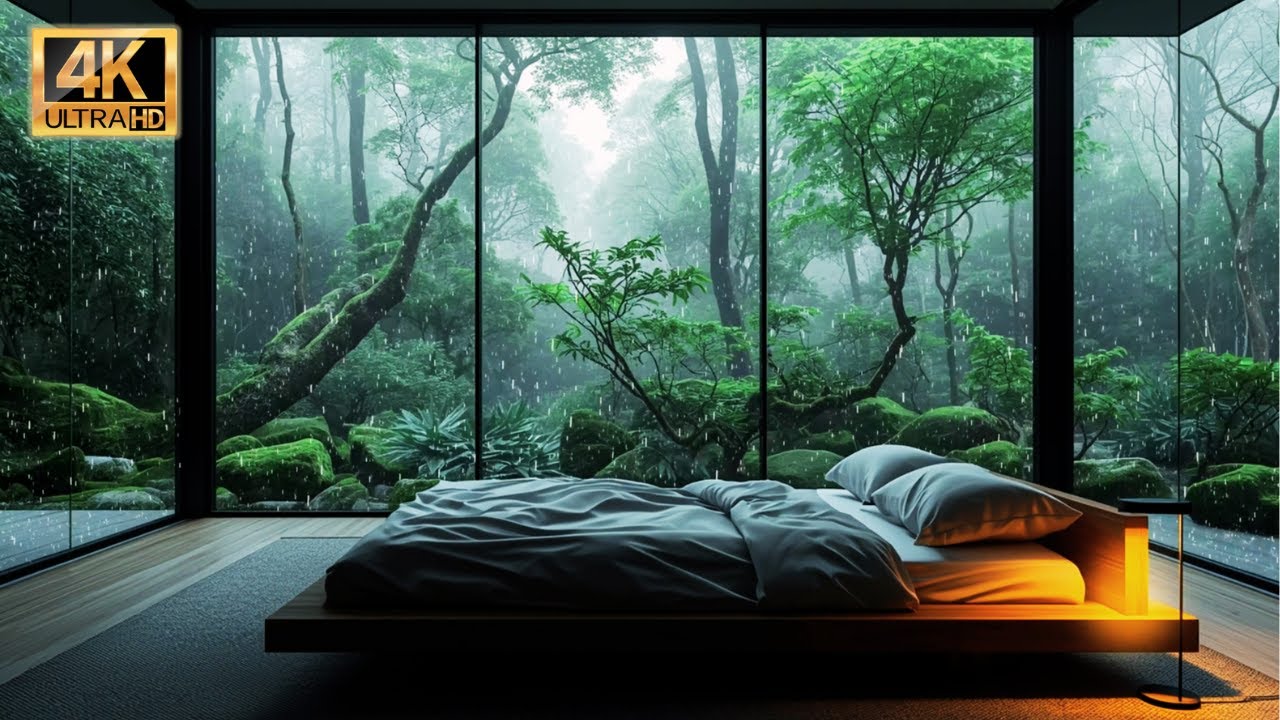 Soft Rain & Ambient Music 🌧️ Healing Sleep Sounds for Deep Rest, Stress Relief & Insomnia