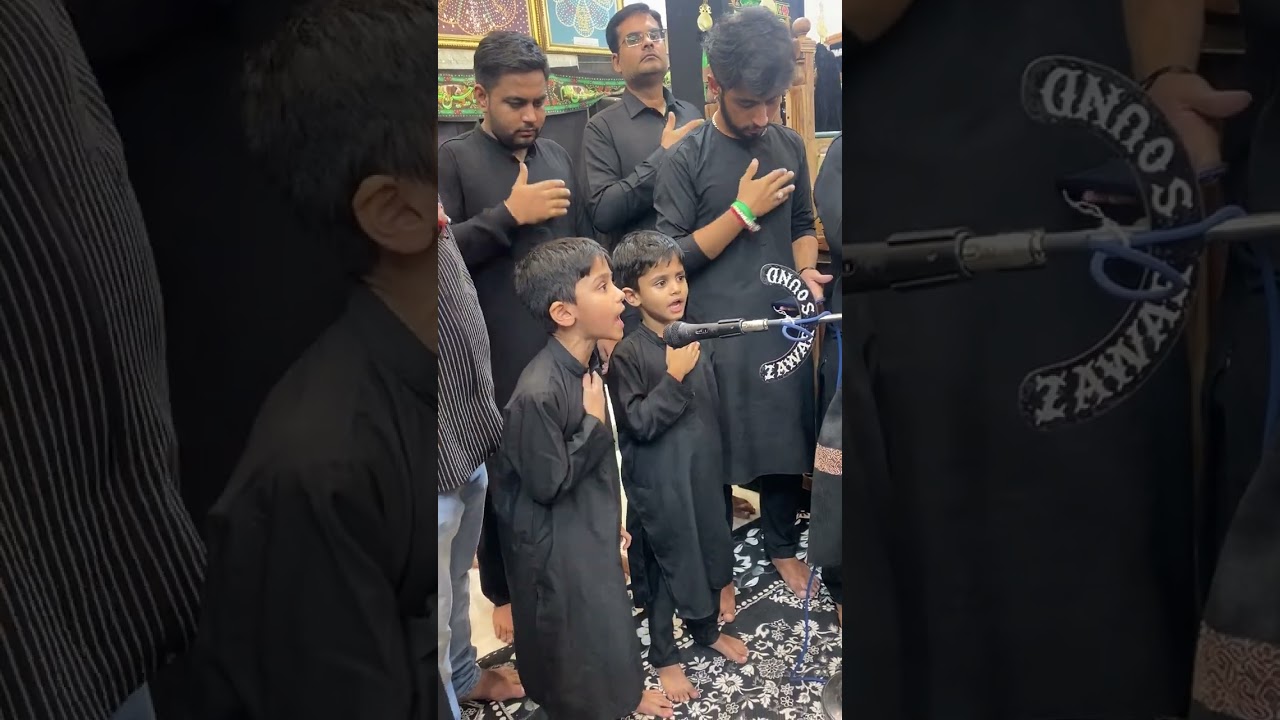 azmaton ki malika bazar main | Minhal & Hassan Moosvi Akhbari 28 Mohharram