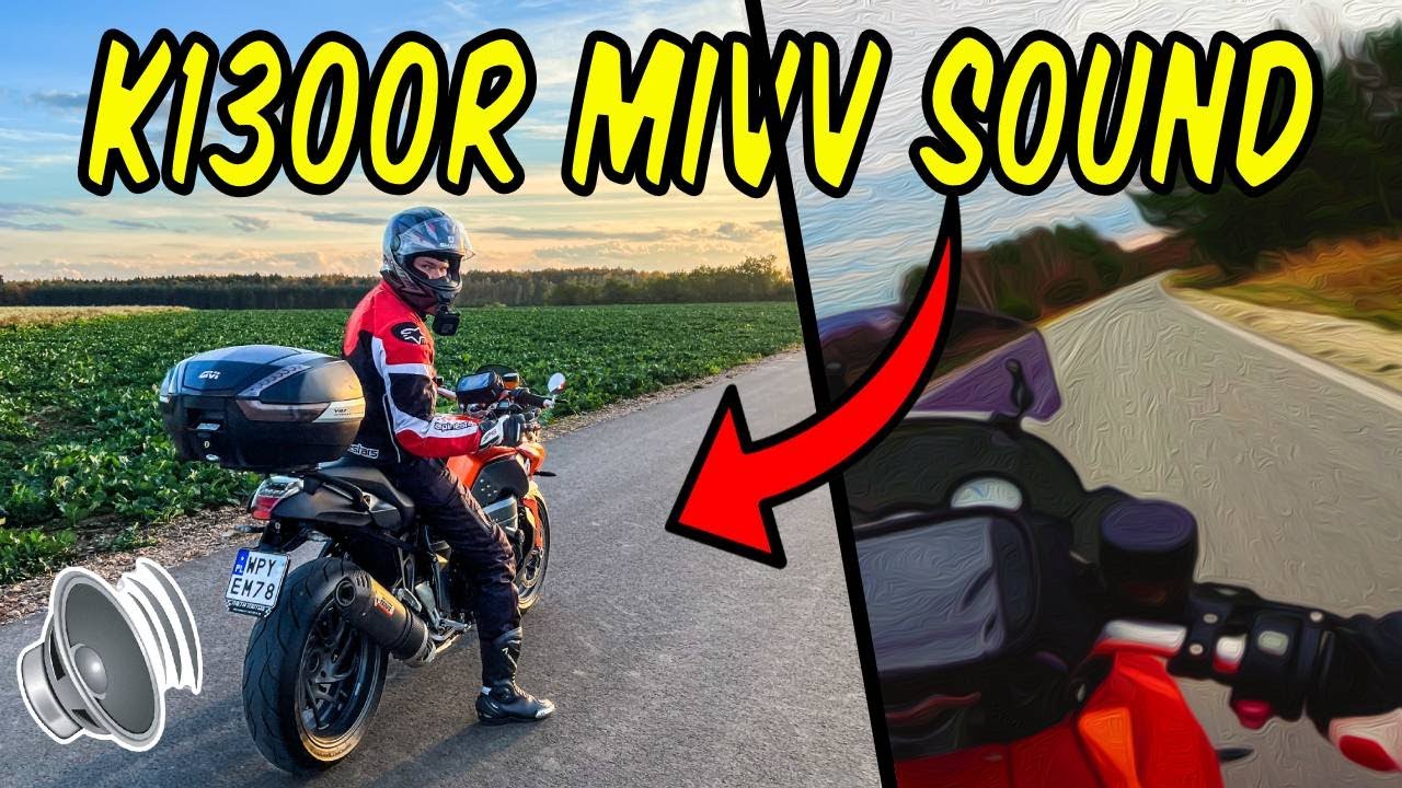 BMW K1300R Mivv Exhaust Sound! Ride Pov [4K] | Quickshifter! | Jazda K1300R