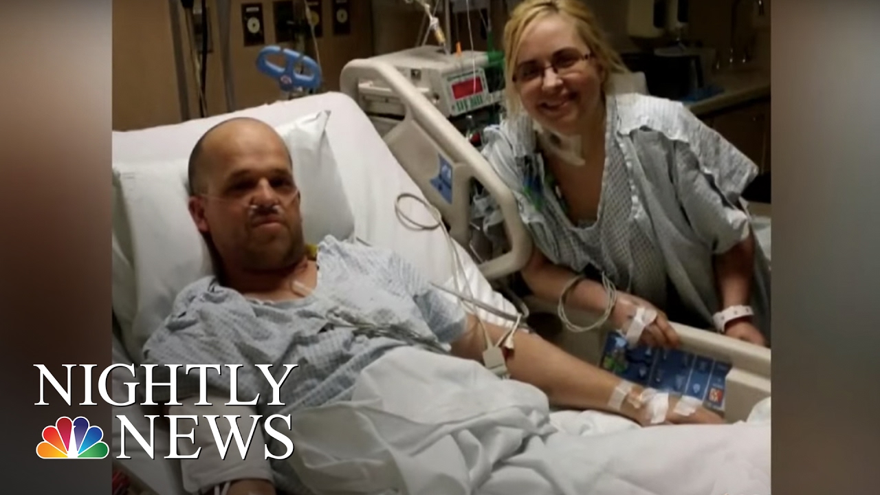 A Marine’s Life-Saving Gift to a Stranger Sparks a Love Story | NBC Nightly News