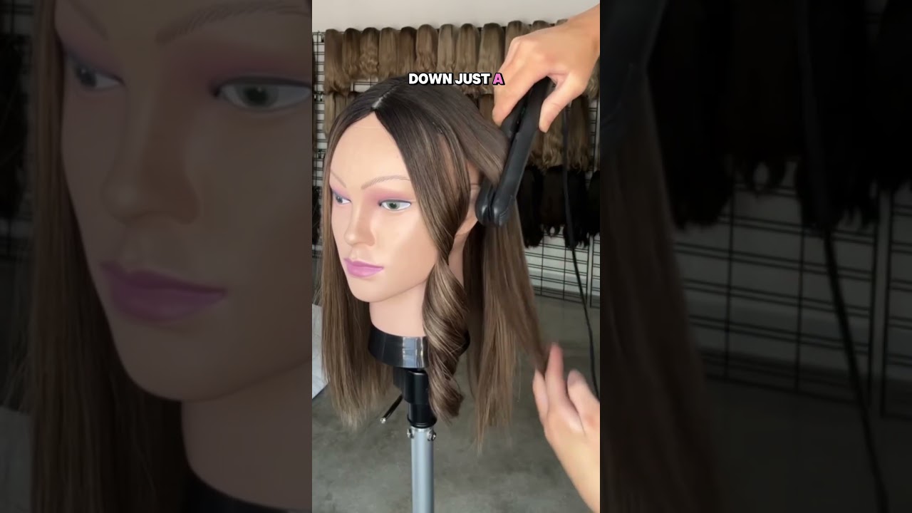 Mastering curling your human hair topper or wig #curltutorial #hairloss #wigs