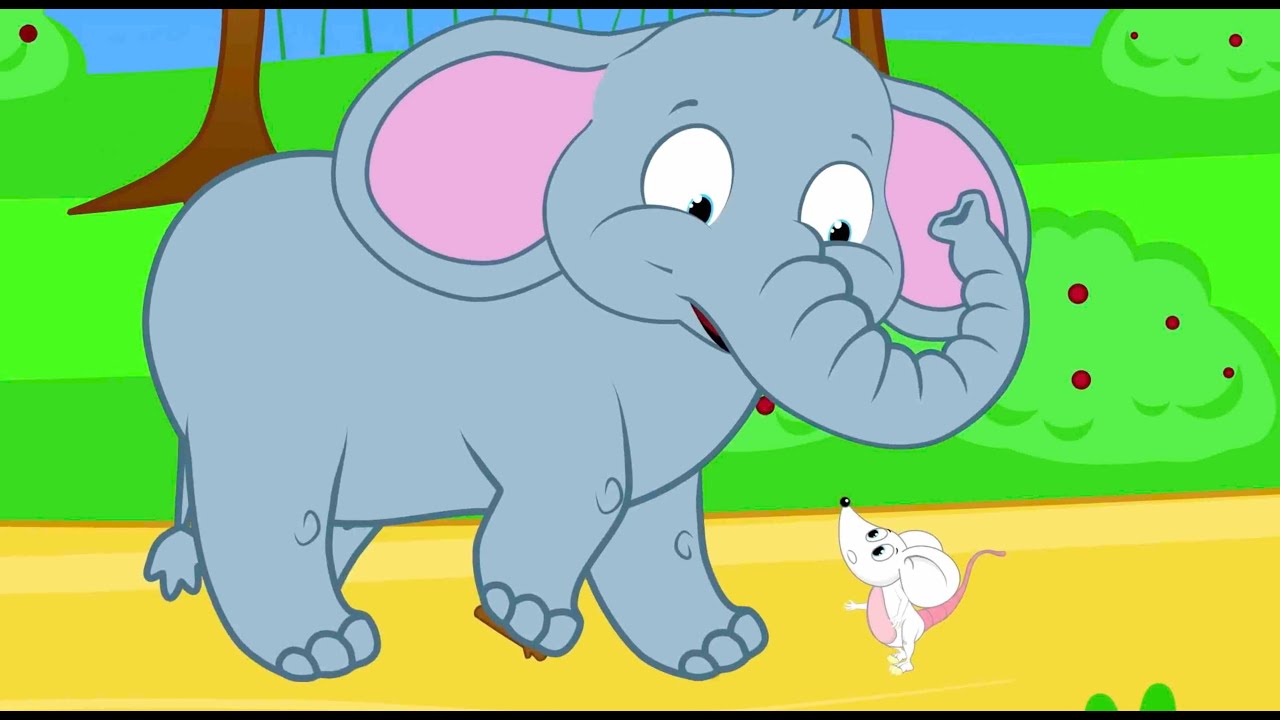 L'Eléphant et la Souris | Comptines Originales | Dessin Animé avec @lesptitszamis