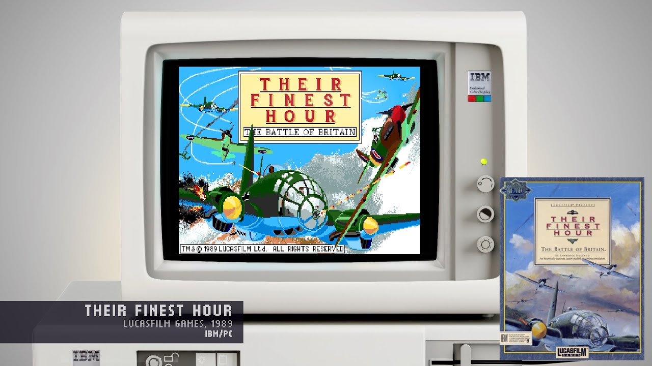 Their Finest Hour: The Battle of Britain - Lucasfilm Games, 1989 - IBM/PC (4K)