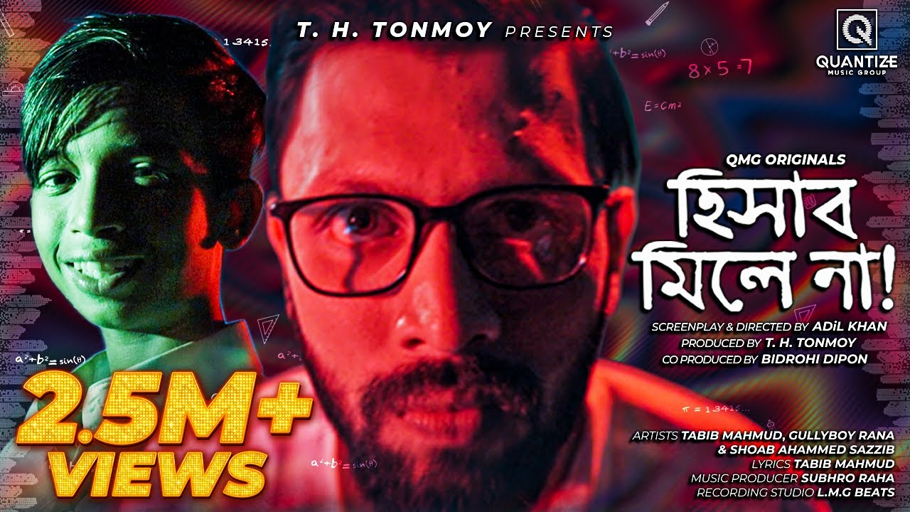Hishab Mile Na (হিসাব মিলেনা) GullyBoy Rana | Tabib Mahmud | QMGOriginals | Bangla New Rap Song 2021