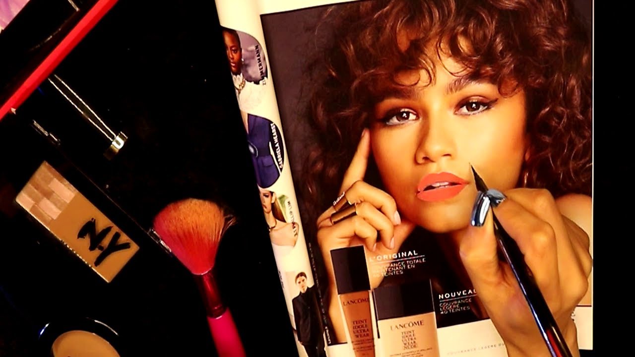 ❤️ ASMR MAKEUP ON MAGAZINE #2 мягкие звуки