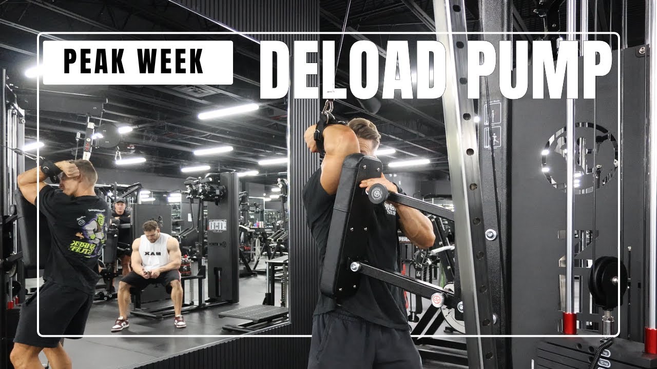 The Art of Peak Week Programming - Deload Pump Session 2 - Competition Debut Prep 2 Days Out