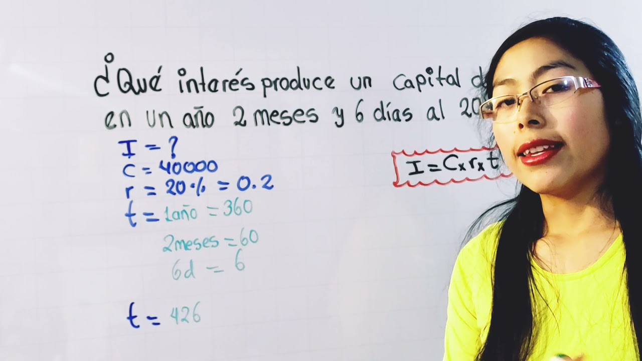 Tasa de inter&eacute;s simple #Parece dif&iacute;cil pero es s&uacute;per sencillo