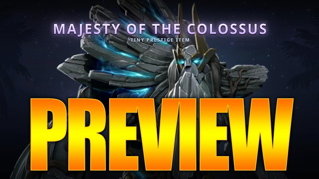 Dota 2 Tiny Prestige Item - Spotlight - Majesty of the Colossus