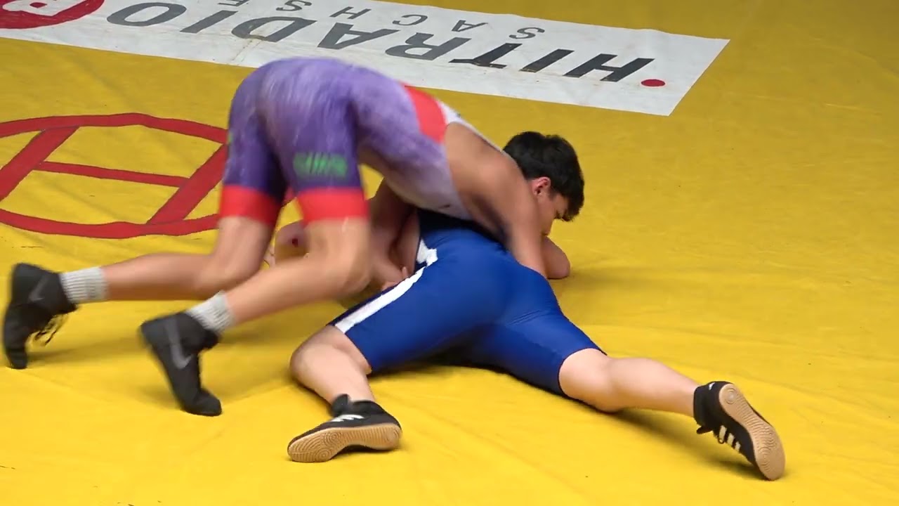 Wrestling / Ringen Erzgebirgscup 2025, Greco, Jugend B (U14), 68 kg, Firozi - Ismailov