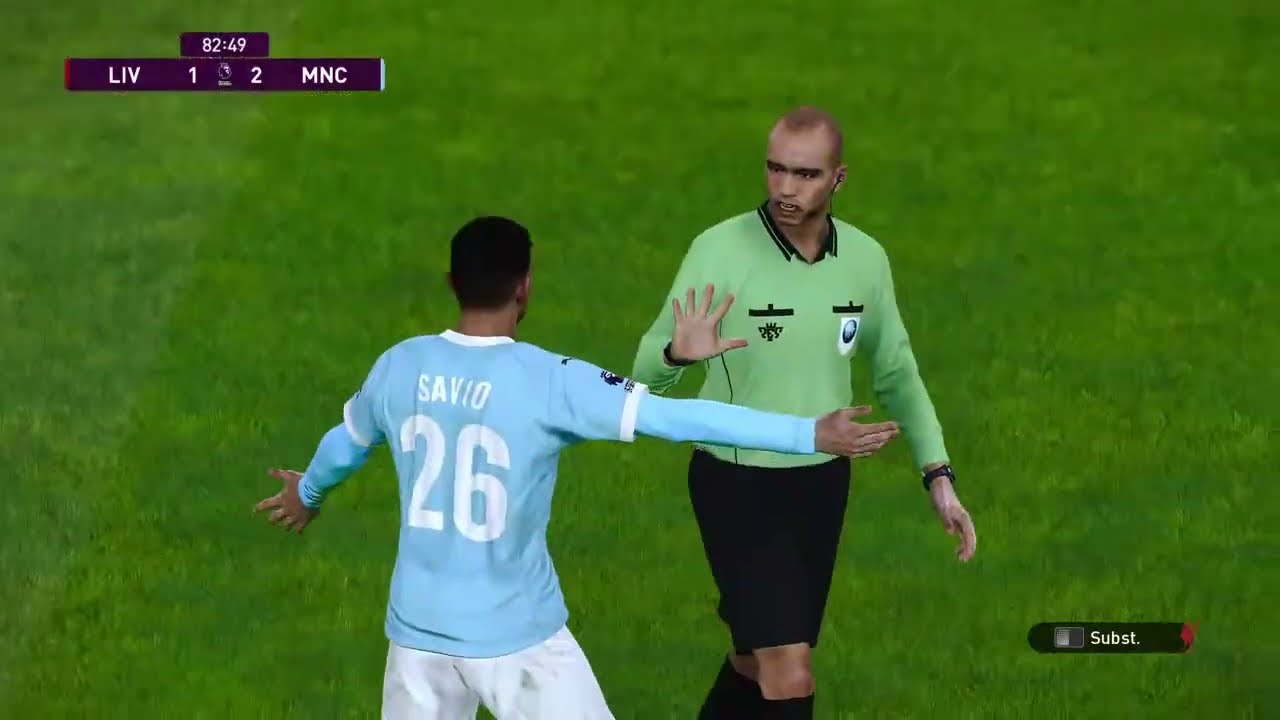 L1V3RP00L X M4N C1TY 40 V1V0 C0M 1M4G3M -JOGO DE HOJE GAMEPLAY PES21 PS4