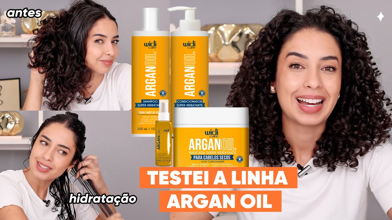 ROTINA CAPILAR CACHEADA COM A LINHA ARGAN OIL DA WIDI CARE | JULIANA LOUISE
