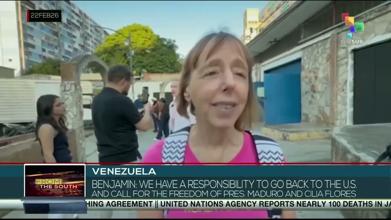 Internationalist brigade visits Caracas commune amid trip in support of national sovereignty