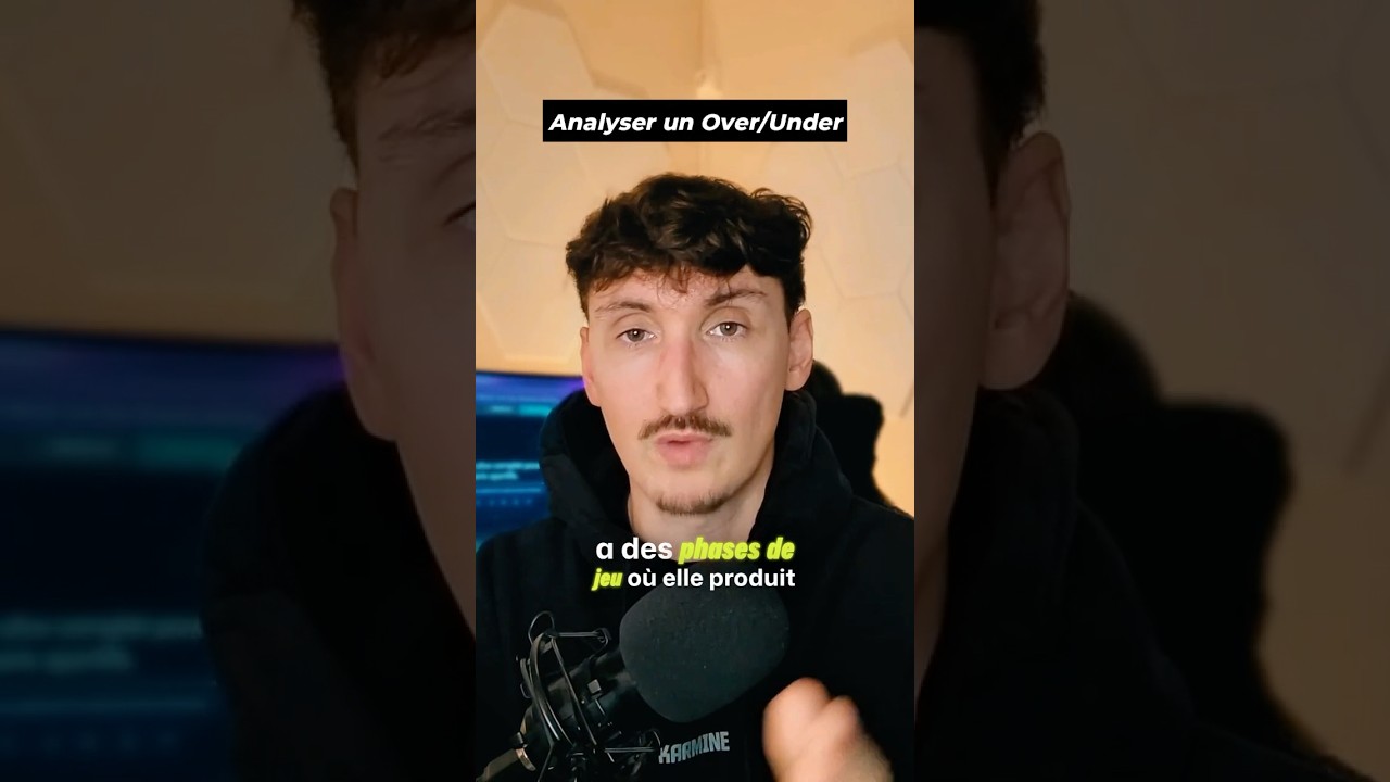 Point à surveiller en live pour le pari over/under