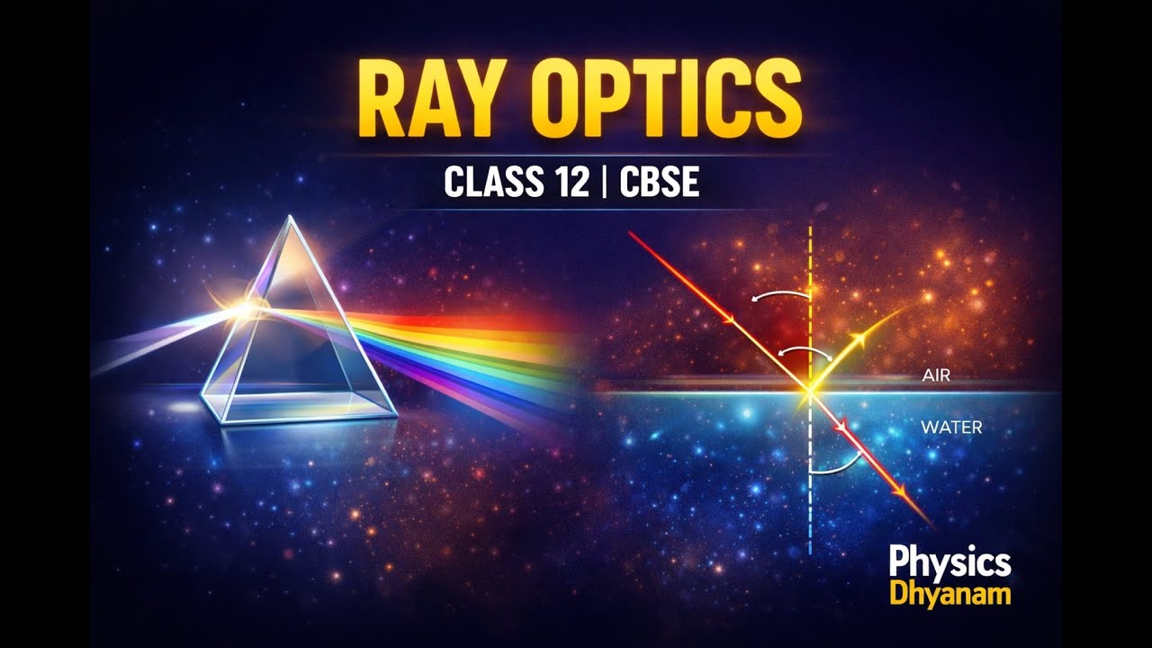 Class 12 Physics Crash Couse | Ray Optics | Physics Dhyanam