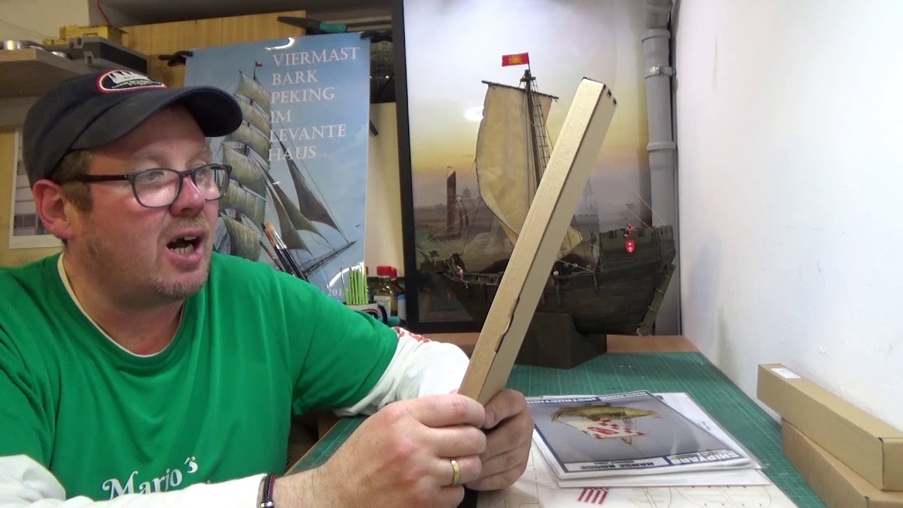 Unboxing Kartonmodellbau Kogge Bremen 1380