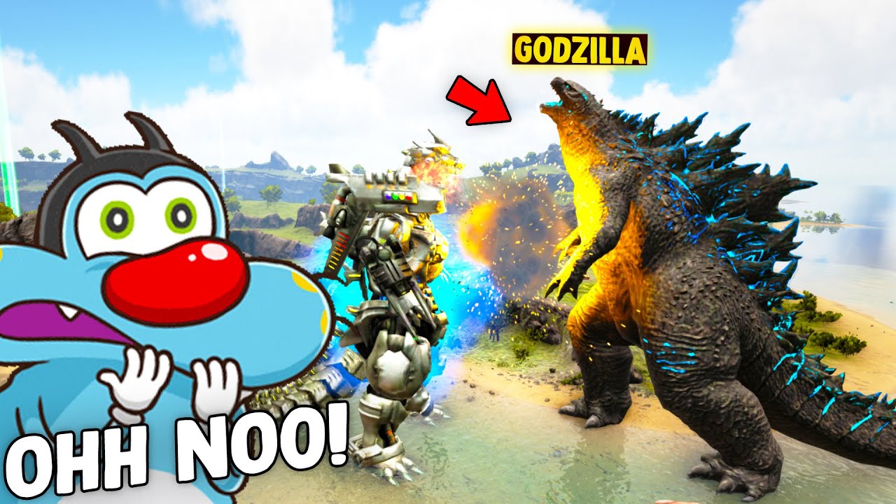 GODZILLA VS DANGER GODZILLA | ARK: Survival Evolved ! 