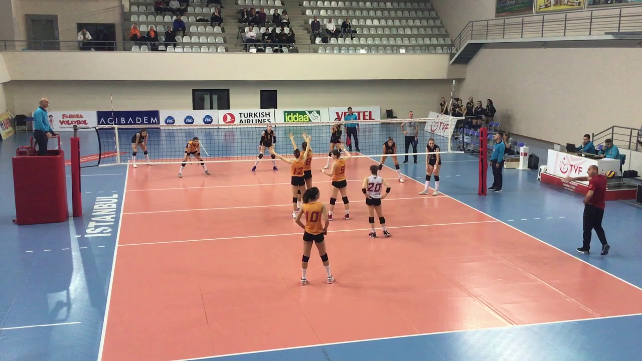 GALATASARAY & VAKIFBANK YILDIZ KIZ VOLEYBOL MAÇI İLK SET