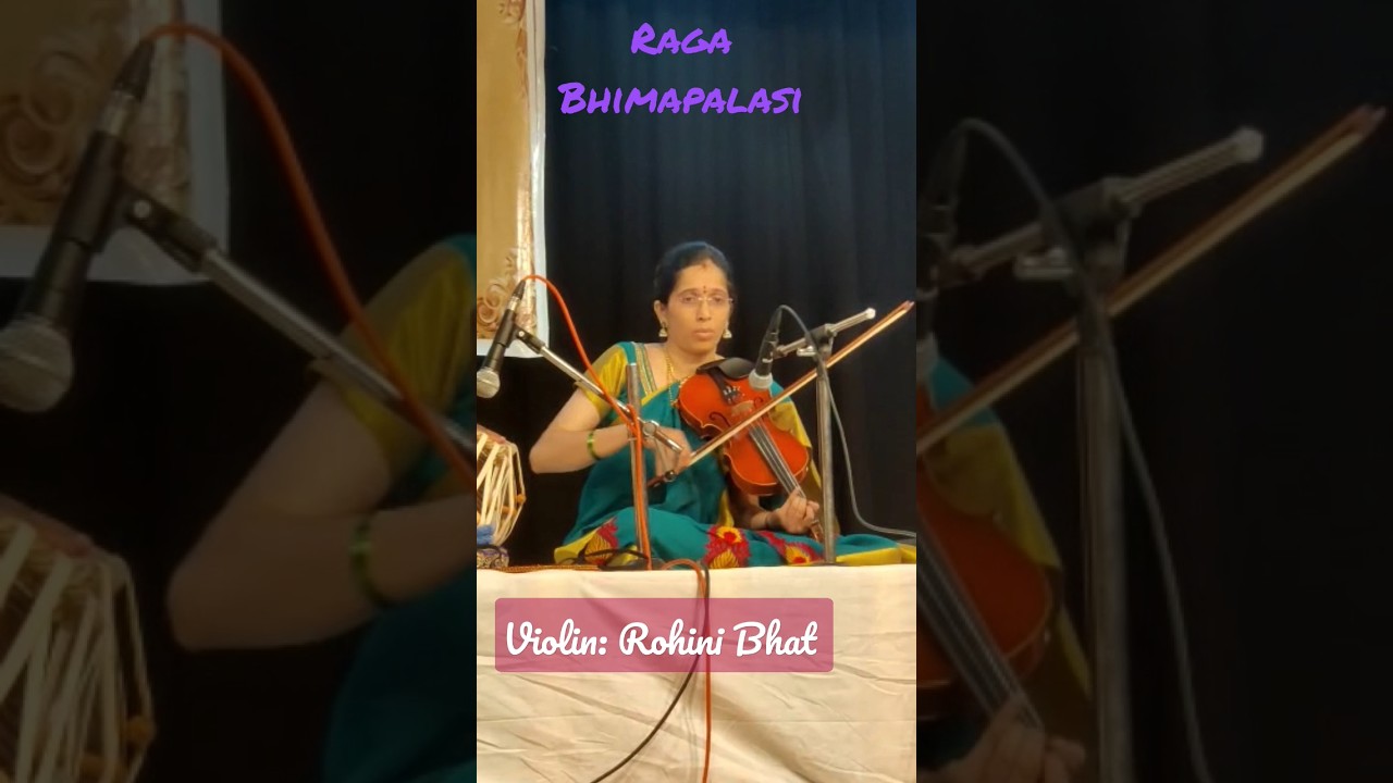 Raga Bhimapasi | VilambitLaya#indianmusic #violinrohini #hindustanimusic