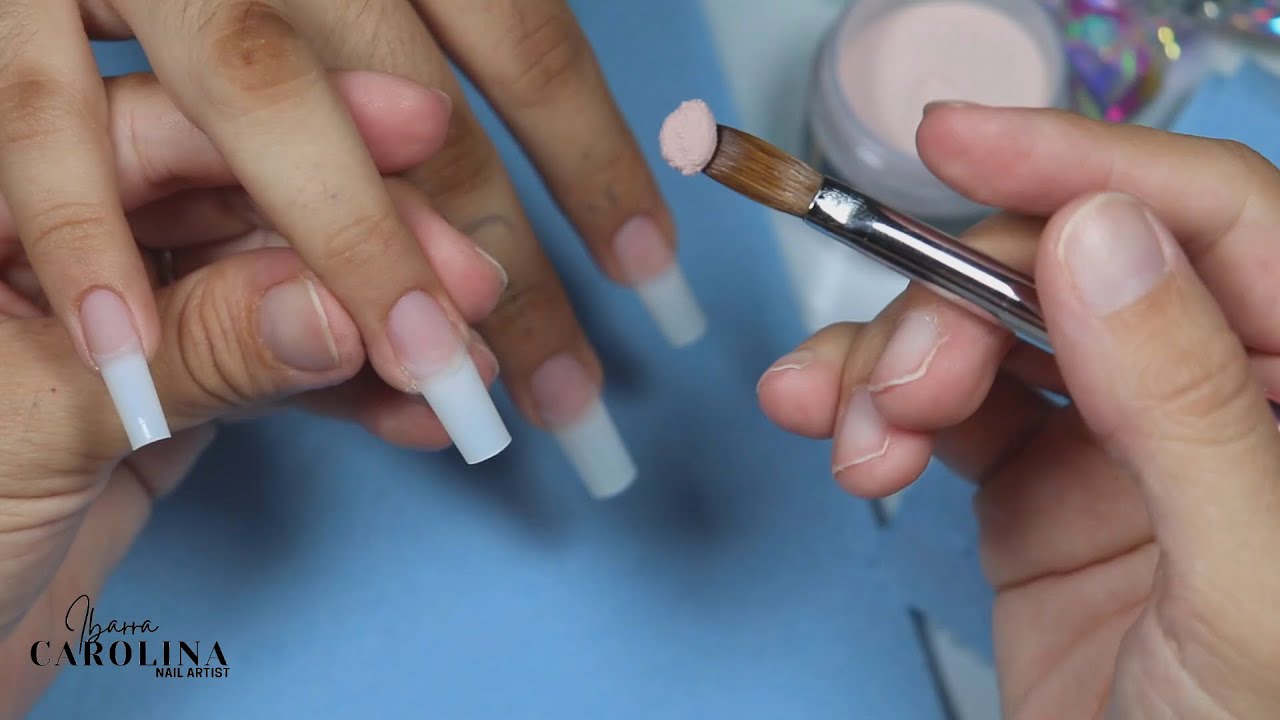 Así APLICO las UÑAS ACRÍLICAS en CLIENTA paso a paso