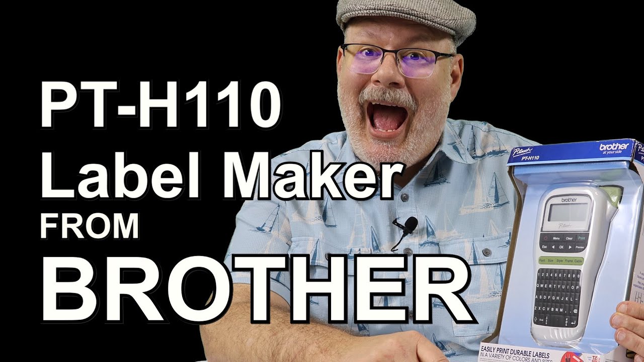Распаковка и использование принтера для печати этикеток Brother P-touch PT-H110 — начните печатат...