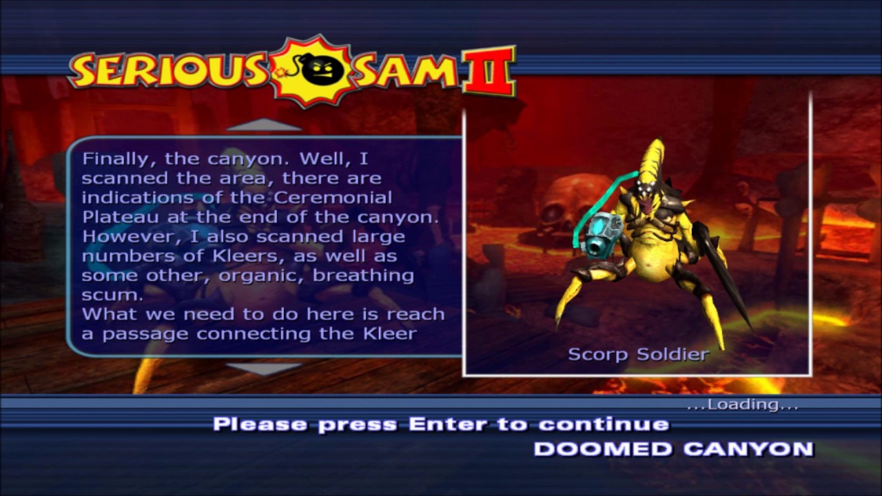 Serious Sam 2 (soundtrack) - Kleer/Doomed Canyon - fight