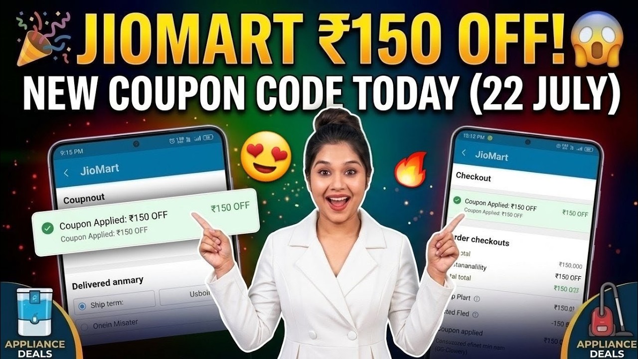 JioMart ₹150 OFF New Coupon Code Today🔥| Jiomart ₹75,₹100 & ₹175 New Working Coupon Code