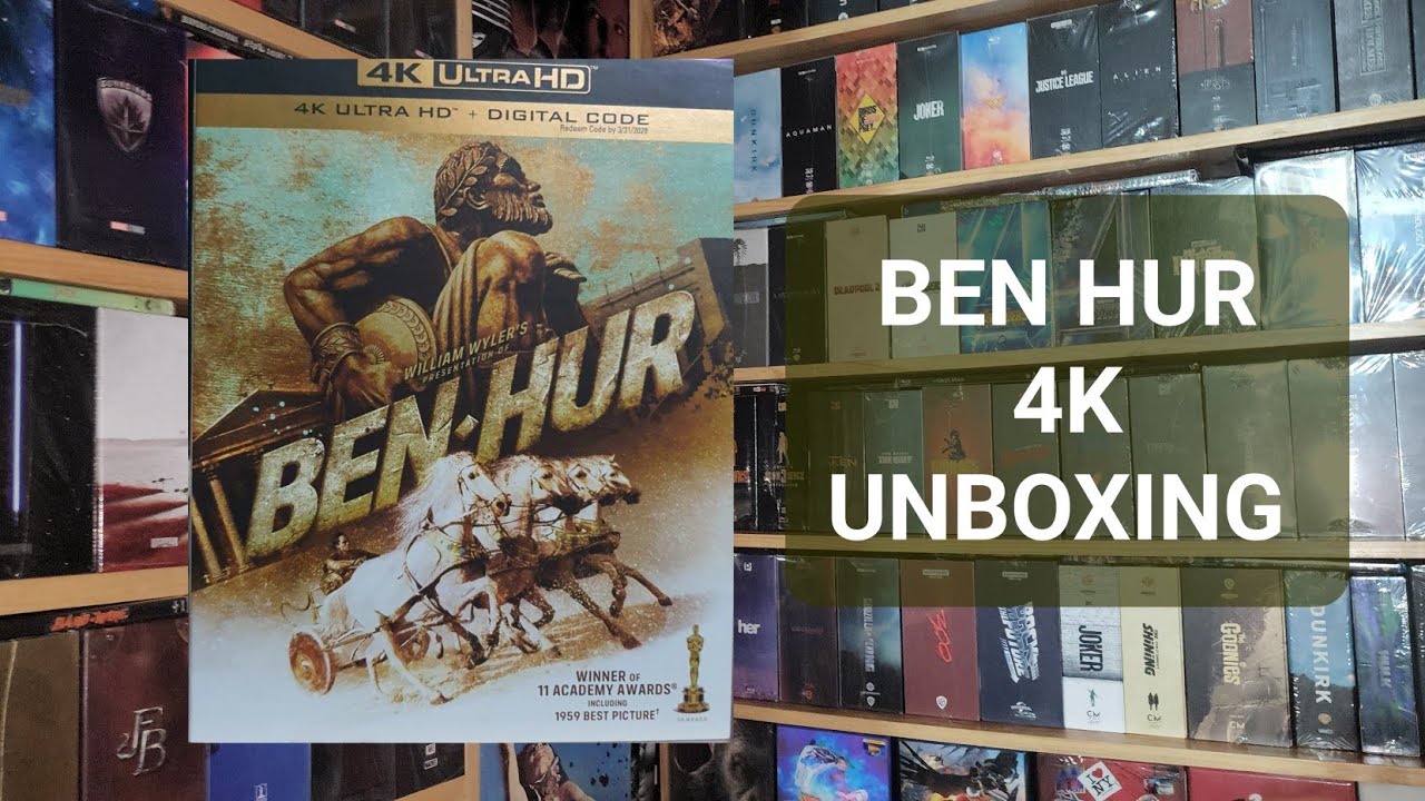 BEN HUR 4K ULTRA HD UNBOXING + MENU 