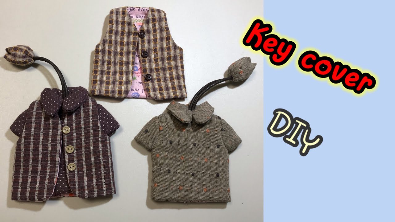 #How to make a key cover #キーホルダーの作り方 #วิธีทำที่ใส่พวงกุญแจรูปเสื้อจิ๋ว@DIYbylekhandmade