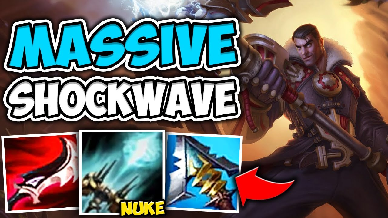 JAYCE Q EXPLODES FOR 2000 AOE DAMAGE! ONE SHOT FROM ACROSS THE LANE - League of Legends