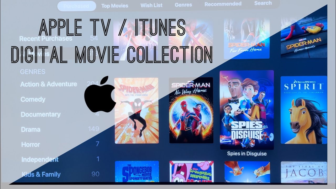 My Apple TV Digital Movie Collection 2023
