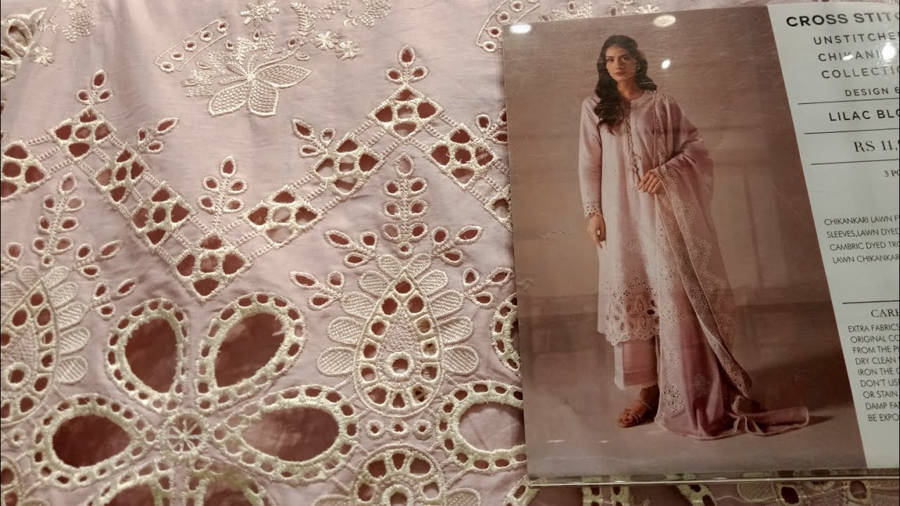 Cross stitch Summer lawn Eid collection 2025