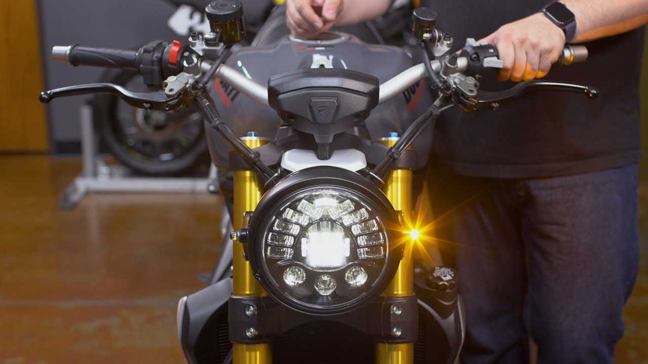 Monster Headlight Conversion Installation - 797/821/1200