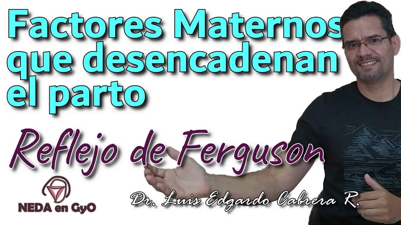 Factores MATERNOS que inician el PARTO. Reflejo de FERGUSON (son 2). Explicación ¡SENCILLA!