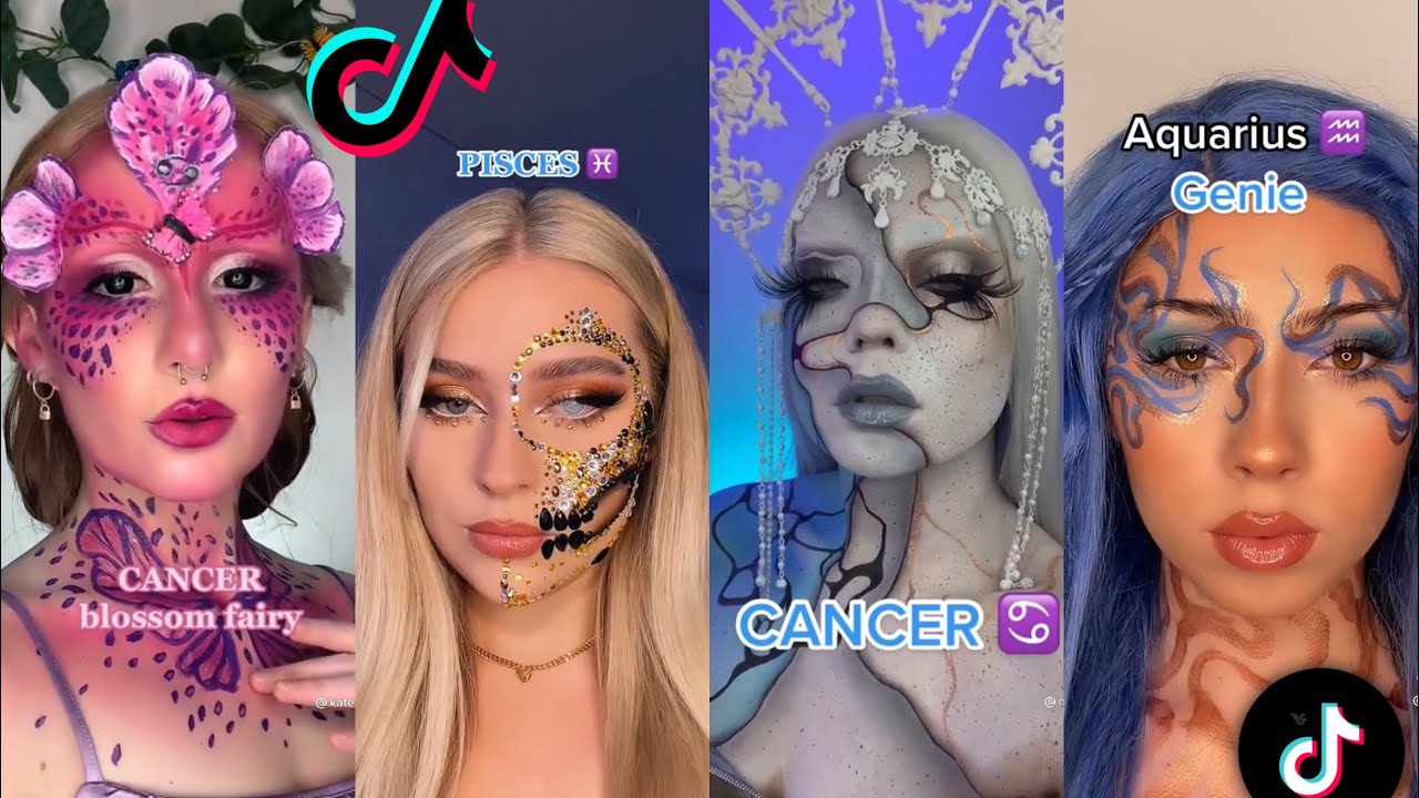 Zodiac signs makeup compilation || TikTok makeup compilation