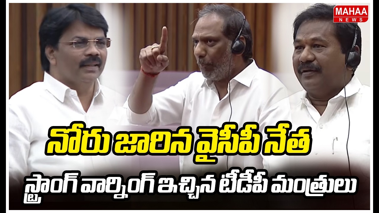 నోరు జారిన వైసీపీ నేత..స్ట్రాంగ్ వార్నింగ్ ఇచ్చిన టీడీపీ మంత్రులు | TDP Ministers Strong Warning