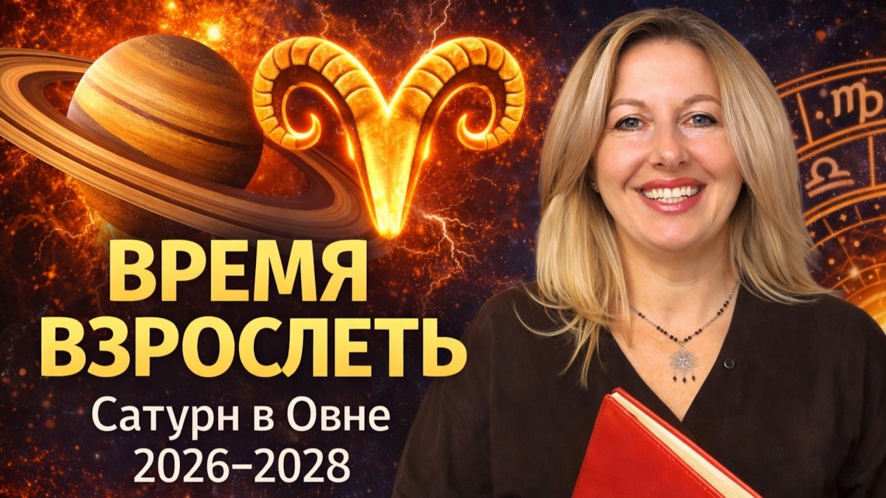 Сатурн в Овне 2026–2028: время взрослеть | Что ждёт мир, женщин и отношения