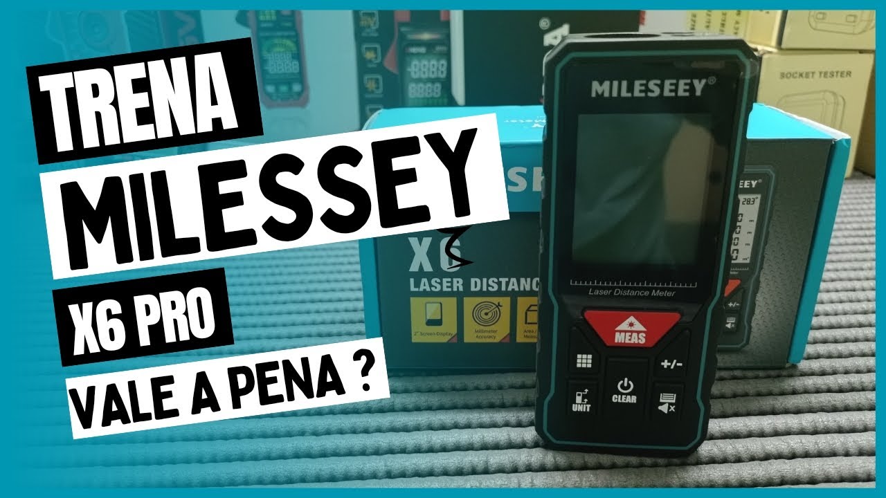 TRENA A LASER MILESEEY X6 - Uma das melhores trenas a laser  que já testei!