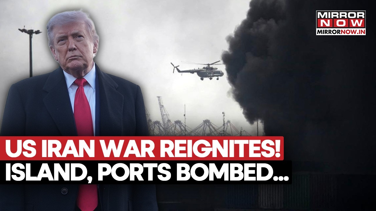 US IRAN WAR REIGNITES! Trump Bombs Tehran's Qeshm Island & Bandar Abbas Port After Clashes In Hormuz